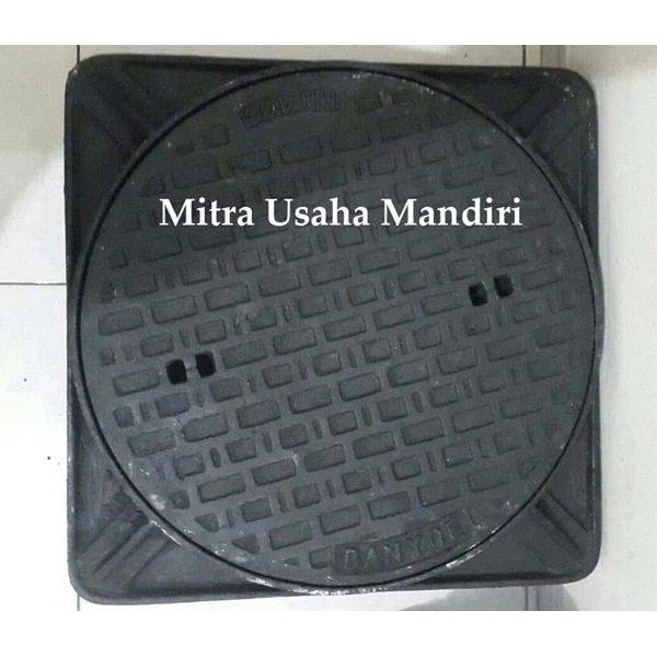 Manhole Cover Cast Iron Tipe Bulat Diameter 600mm